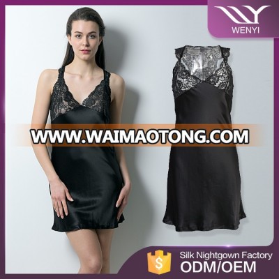 Top quality cheap japanese mature pretty women slip night dress